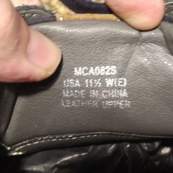 Propet Pomeroy MCA082S Men's Boat Shoe Oxfords Navy Blue Nubuck Size US 11.5W(E) - Picture 9 of 12